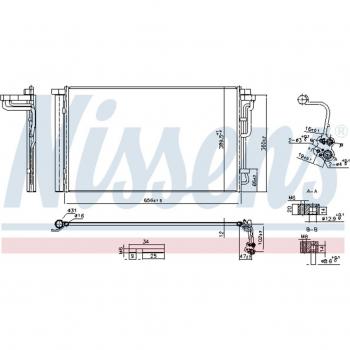 Condensatore climatizzatore NISSENS 941262