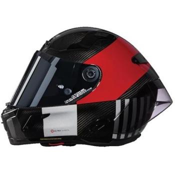 Nolan Casco Integral X-804 Rs Rojo Carbon Rojo–Gris-Negro