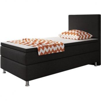 Boxspringbett Berlin mit Topper 90x200 cm