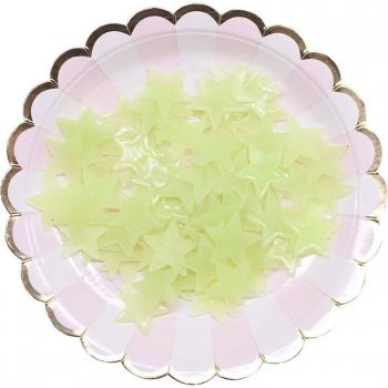 3D Fluorescent Star Wall Stickers - 100pcs