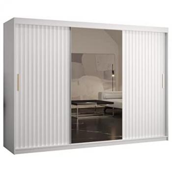 Armoires Hartford 339 – Blanc – 250×200×62 cm
