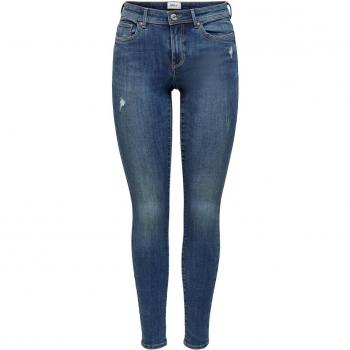 Jeans Only Wauw skinny femme bleu denim moyen