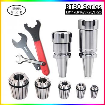 7-Piece BT30 ER11 ER20 ER25 CNC Tool Holder Kit