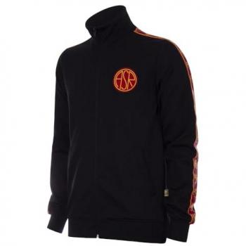 Chaqueta AS Roma Taper Negro para Adulto