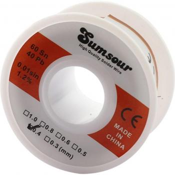 SnPb Rosin Core Solder Wire 0.3–0.6 mm (50 g) – 60% Tin / 40% Lead
