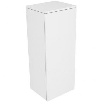 KEUCO Mittelschrank Edition 400 31720, Anschl.r., weiß Hochglanz/Glas anthrazit klar
