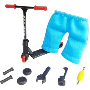 1Pack Sensory Fidget Mini Finger Toy Dollhouse Set with Scooter