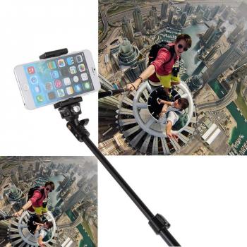 Monopode selfie YunTeng C088 – bâton mobile extensible, support électronique pour smartphone