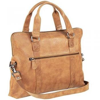 Greenland Nature Light Aktentasche Leder 38 cm Laptopfach
