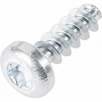 Plastic-Tapping Screw 2.2 mm x 6 mm T-Profile Zinc-Plated Steel - Pack of 100