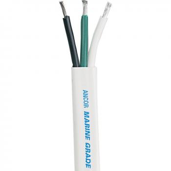 50 ft. Ancor Triplex Cable, 6/3 AWG, White Flat