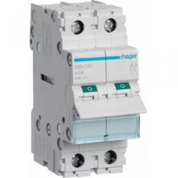 Interruptor modular corte sb 2p 40a