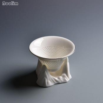 Mountain Peak White Jade Creative Teahouse Ceramic Fair Cup