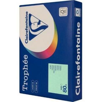 Clairefontaine Farbiges Kopierpapier „Trophée“ 80 g – 500 Blatt – hellgrün