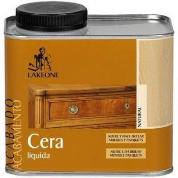 Cera Líquida Natural para Muebles 450 ml - Lakeone