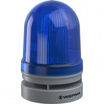 Segnalatore Luminoso Midi TwinFLASH Combi 115-230VAC Blu con allarme acustico 110 dB