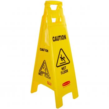 Rubbermaid panneau d’alerte jaune 4 côtés