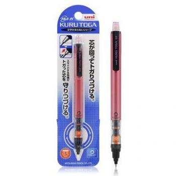 Lápiz mecánico automático UNI KURUTOGA, 0.5mm
