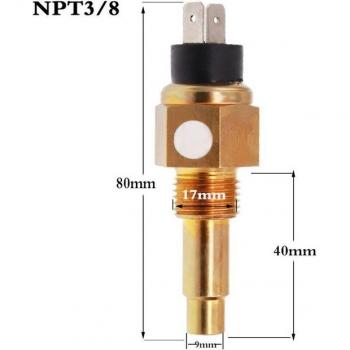 Boat Engine Temperature Sender 3/8-18 NPT