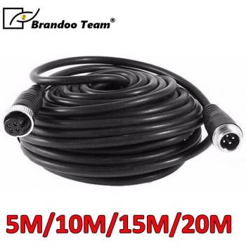 4-Pin Aviation Vehicle CCTV Camera Extension Cable
