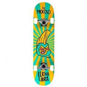 Enuff Lucha Libre Complete Skateboard - Yellow/Blue 7.25