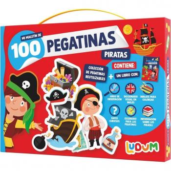 MALETIN DE 100 PEGATINAS LUDUM - DISTINTAS ANIMACIONES CREATIVAS