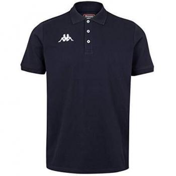 Polo Lifestyle Peglio Enfant Kappa - Manches Longues - Taille 14Y - Marine