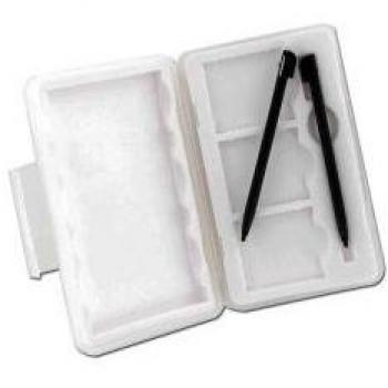 NILOX - Custodia in Silicone Bianco per Nintendo DS con 2 Pennini