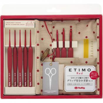 Tulip Crimson Crochet & Knitting Kit