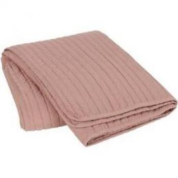 Plaid Sena de Broste Copenhagen en tono violeta tenue