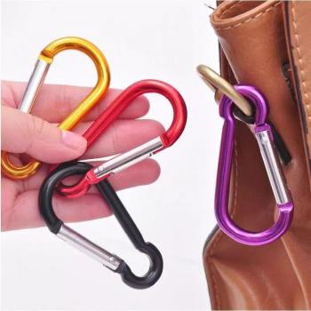 Juego de 10 Ganchos de Aluminio para Camping y Senderismo