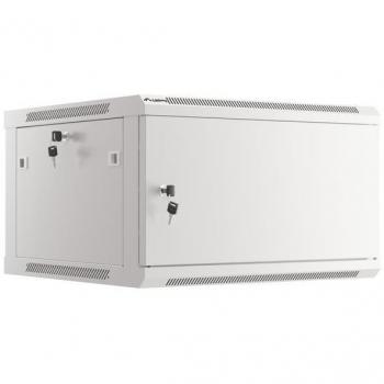 Rack da Muro 19 6U con Porte in Metallo Grigio