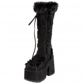 Demonia Camel‑311 Damen Schwarz Gothic Plateauschuhe – EU 40 / US 9,5 / UK 6,5