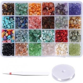 Crushed Crystal Loose Beads for Jewelry Making