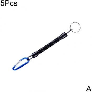 5pcs Fishing Lanyards & Secure Lip Grips for Kayak and Tackle Tools