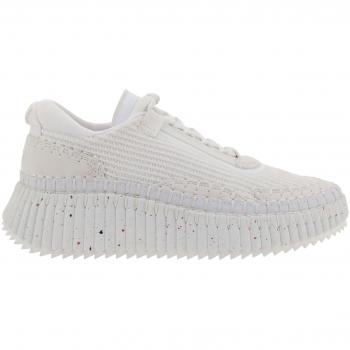 Chloé Eco-Friendly Mesh Sneaker - White - Size: 10 US