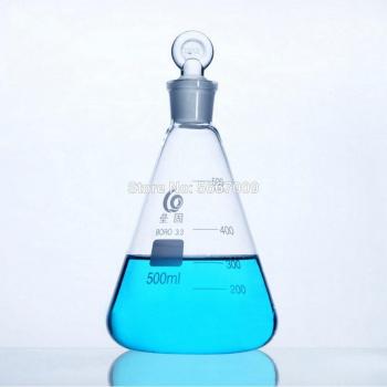 Borosilicate Erlenmeyer Flask (50ml to 1000ml) with #19 #24 #29 Stopper