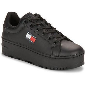 Tommy Hilfiger Women's Black Sneakers Size 8 US