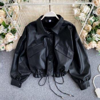 Abrigo Sólido Retro Mujer con Cierre Cordón