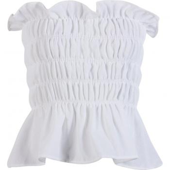 Hirigin Women's Summer Off-Shoulder Ruffled Crop Top