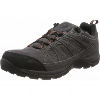 Columbia REDMOND V2 Leather Wanderschuh in Schwarz (Dark Grey, Dese 089)