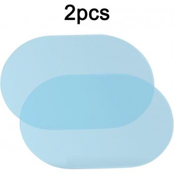 2Pcs 100*140mm Rainproof Car Mirror Film