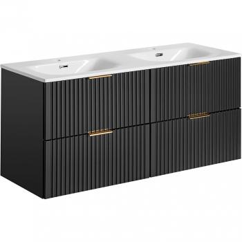 Meuble double vasque encastré Adriel 120cm