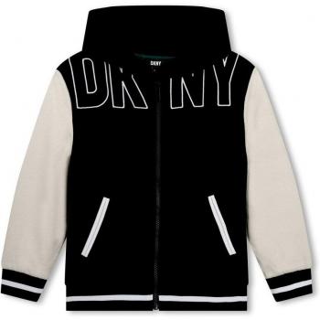 DKNY Cardigan Molletonné à Capuche pour Garçon Noir – Taille 8A
