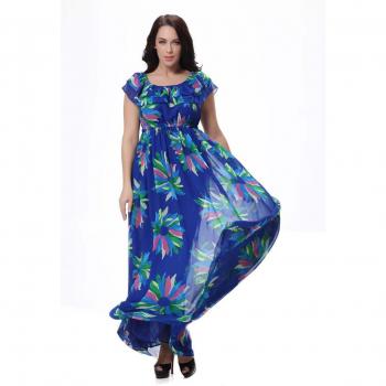 Chiffon Sleeveless Maxi Dress