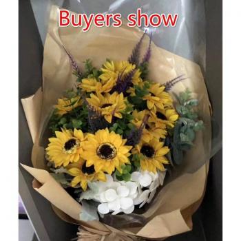 Sunflower Soap Flower Head Bouquet 25Pcs