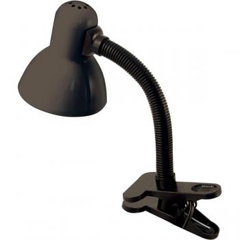 VELAMP Charleston Clip – Lumière d’Office, Bras Pivotant, Culot E27, Noir