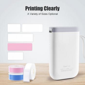 Waterproof Thermal Label Printer Paper Roll - White 15x30mm