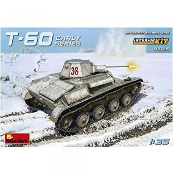 MiniArt 1/35 35215 WWII Soviet T-60 Light Tank (GAZ, Early Series, Interior Kit)