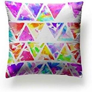 Funda de Cojín Martina Home Pirámide, Multicolor, 50 x 50 cm